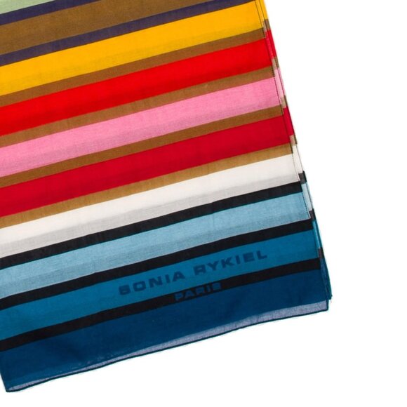Sonia Rykiel Rainbow Striped Scarf/Shawl - Picture 2 of 8